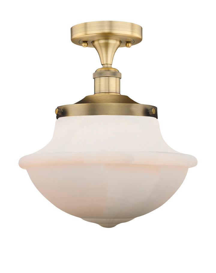 Innovations Lighting Oxford 12" Semi-Flush Mount - Brushed Brass