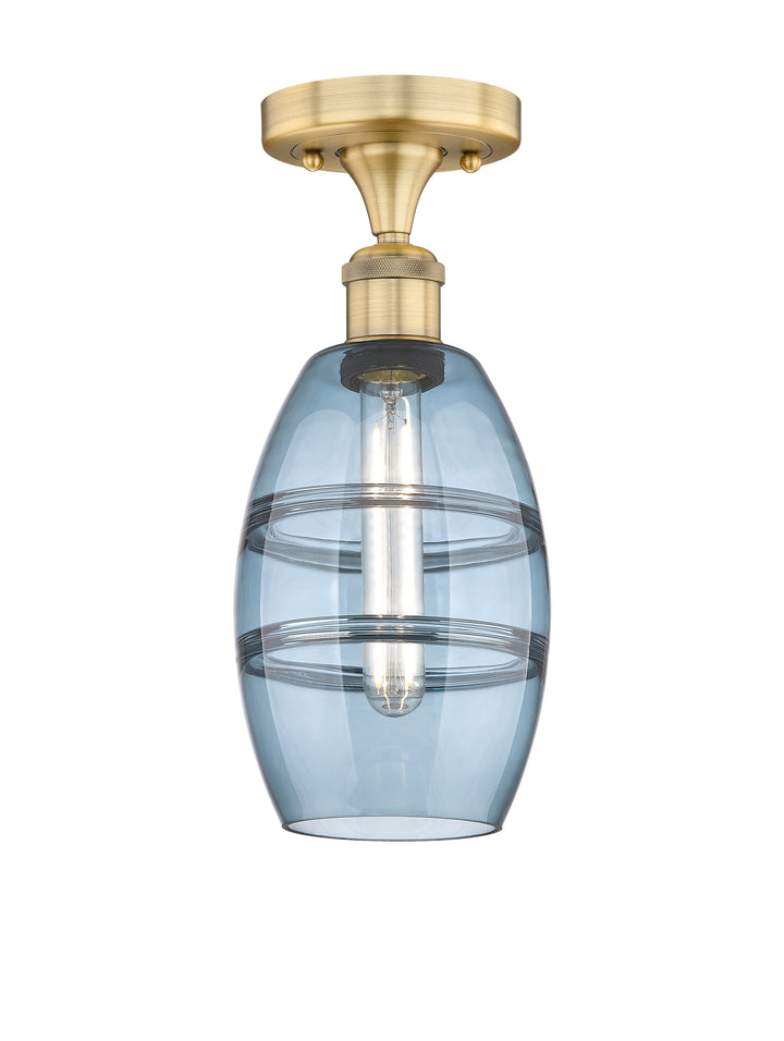Innovations Lighting Vaz 6" Semi-Flush Mount - Brushed Brass