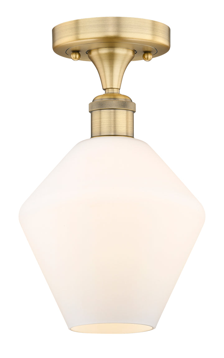 Innovations Lighting Cindyrella 8" Semi-Flush Mount - Brushed Brass