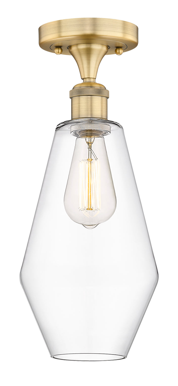 Innovations Lighting Cindyrella 7" Semi-Flush Mount - Brushed Brass