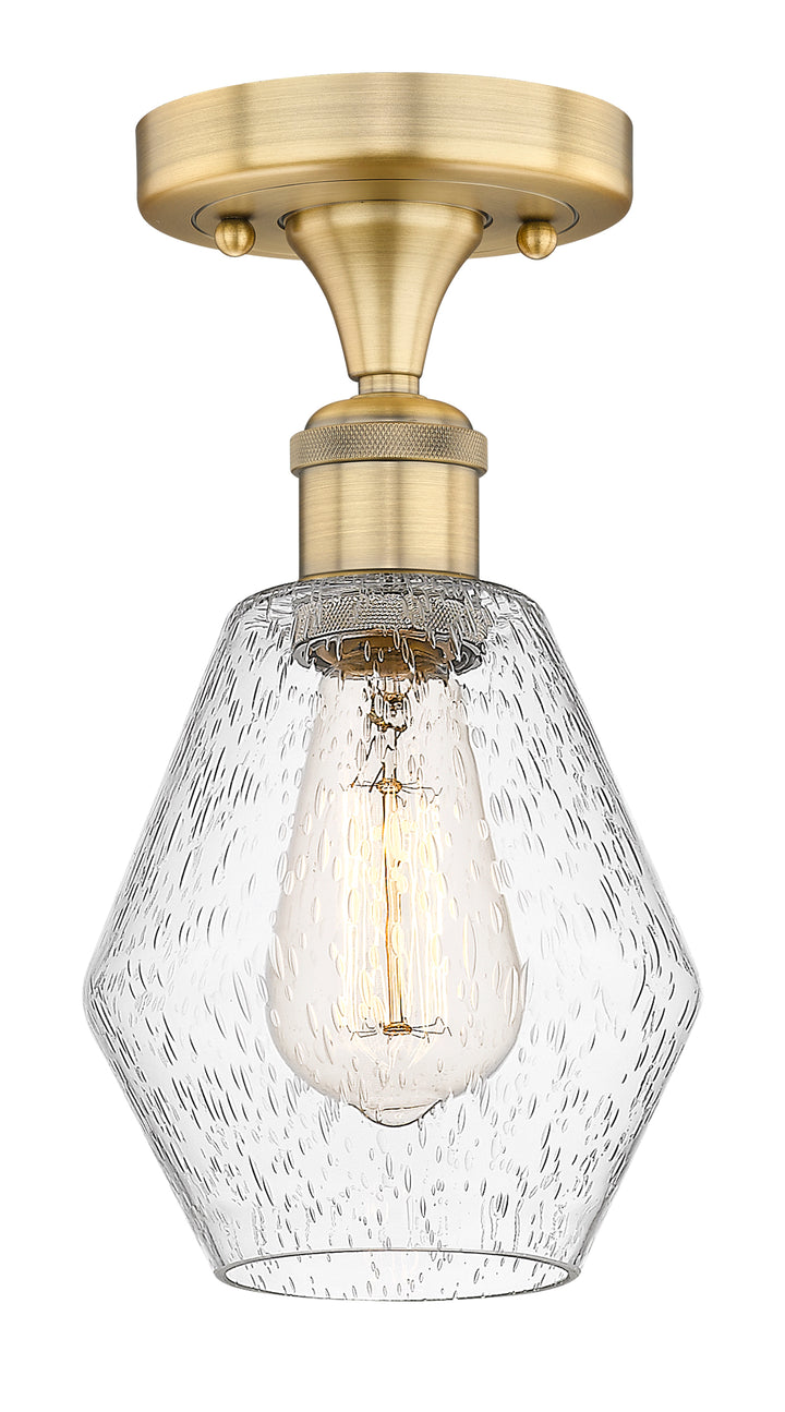 Innovations Lighting Cindyrella 6" Semi-Flush Mount - Brushed Brass