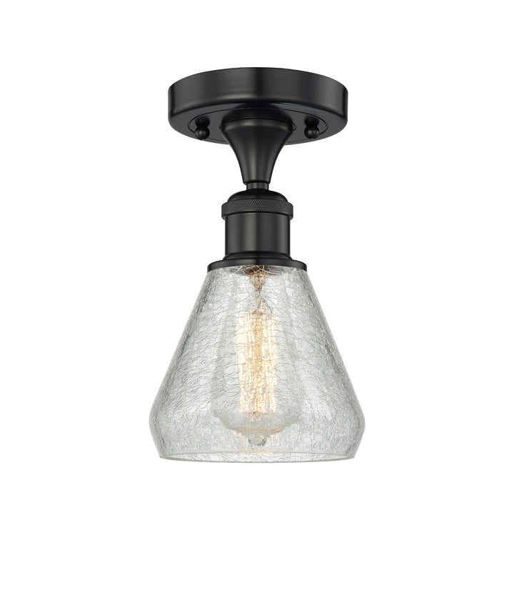 Innovations Lighting Conesus 6" Semi-Flush Mount - Matte Black