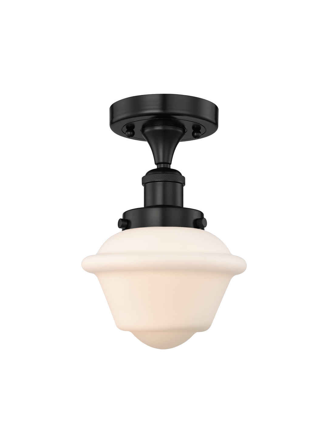 Innovations Lighting Oxford 7.5" Semi-Flush Mount - Matte Black