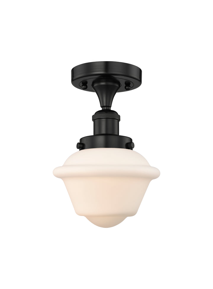 Innovations Lighting Oxford 7.5" Semi-Flush Mount - Matte Black