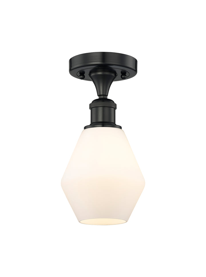 Innovations Lighting Cindyrella 6" Semi-Flush Mount - Matte Black