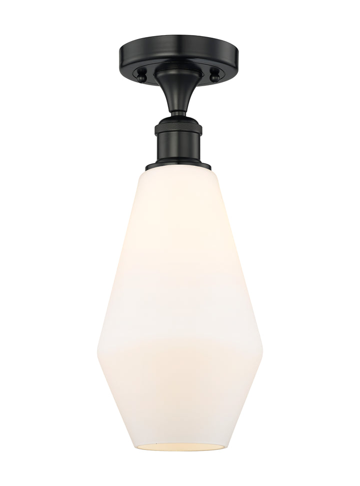 Innovations Lighting Cindyrella 7" Semi-Flush Mount - Matte Black