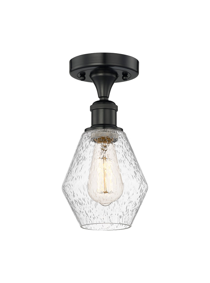 Innovations Lighting Cindyrella 6" Semi-Flush Mount - Matte Black