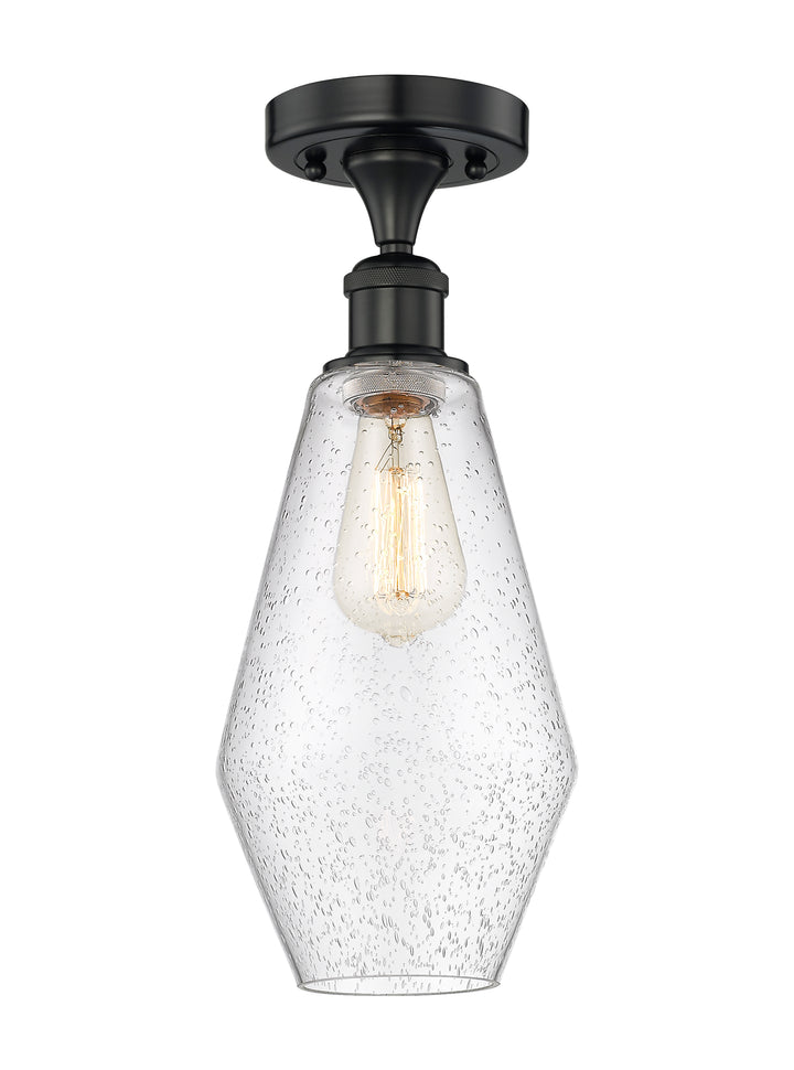 Innovations Lighting Cindyrella 7" Semi-Flush Mount - Matte Black