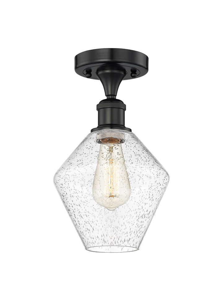 Innovations Lighting Cindyrella 8" Semi-Flush Mount - Matte Black