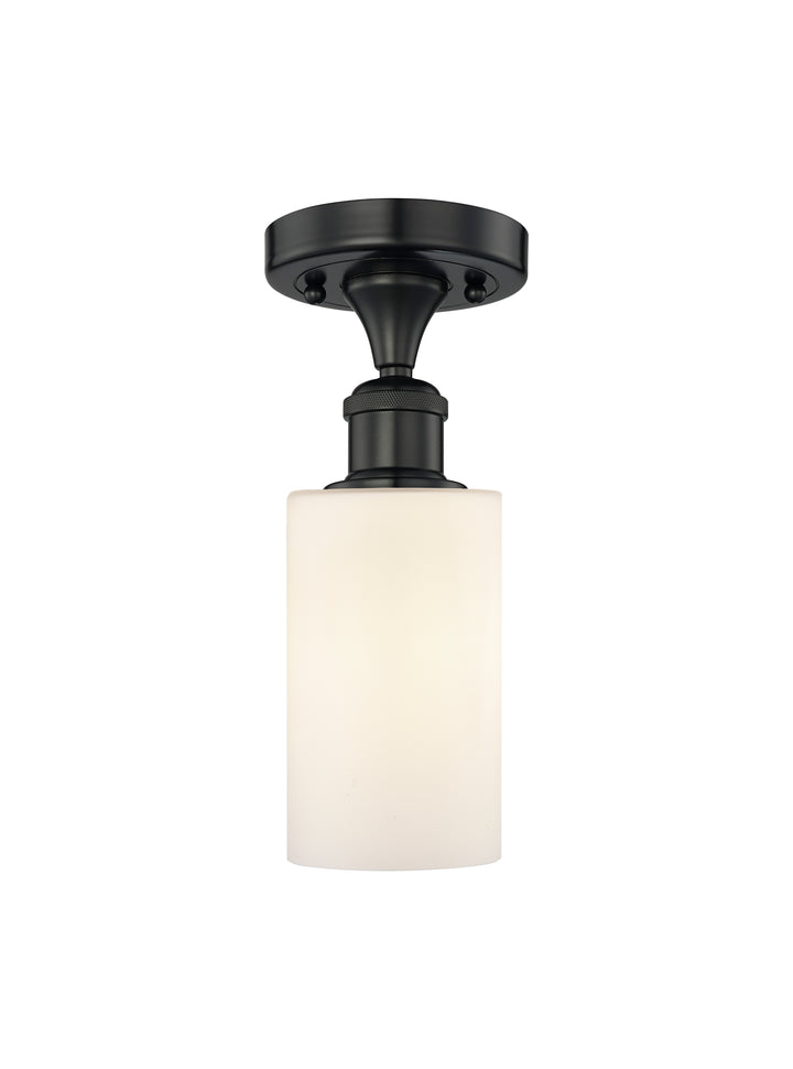 Innovations Lighting Clymer 4" Semi-Flush Mount - Matte Black