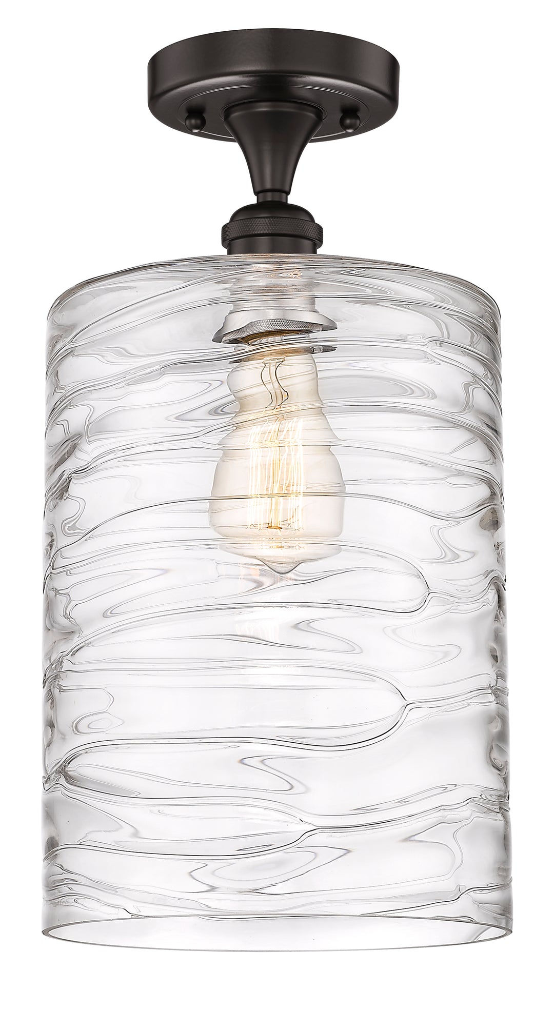 Innovations Lighting Cobbleskill 9" Semi-Flush Mount - Oil Rubbed Bronze