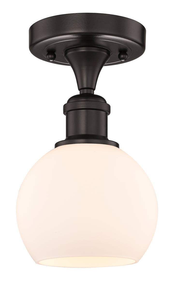 Innovations Lighting Athens 6" Semi-Flush Mount - Oil Rubbed Bronze