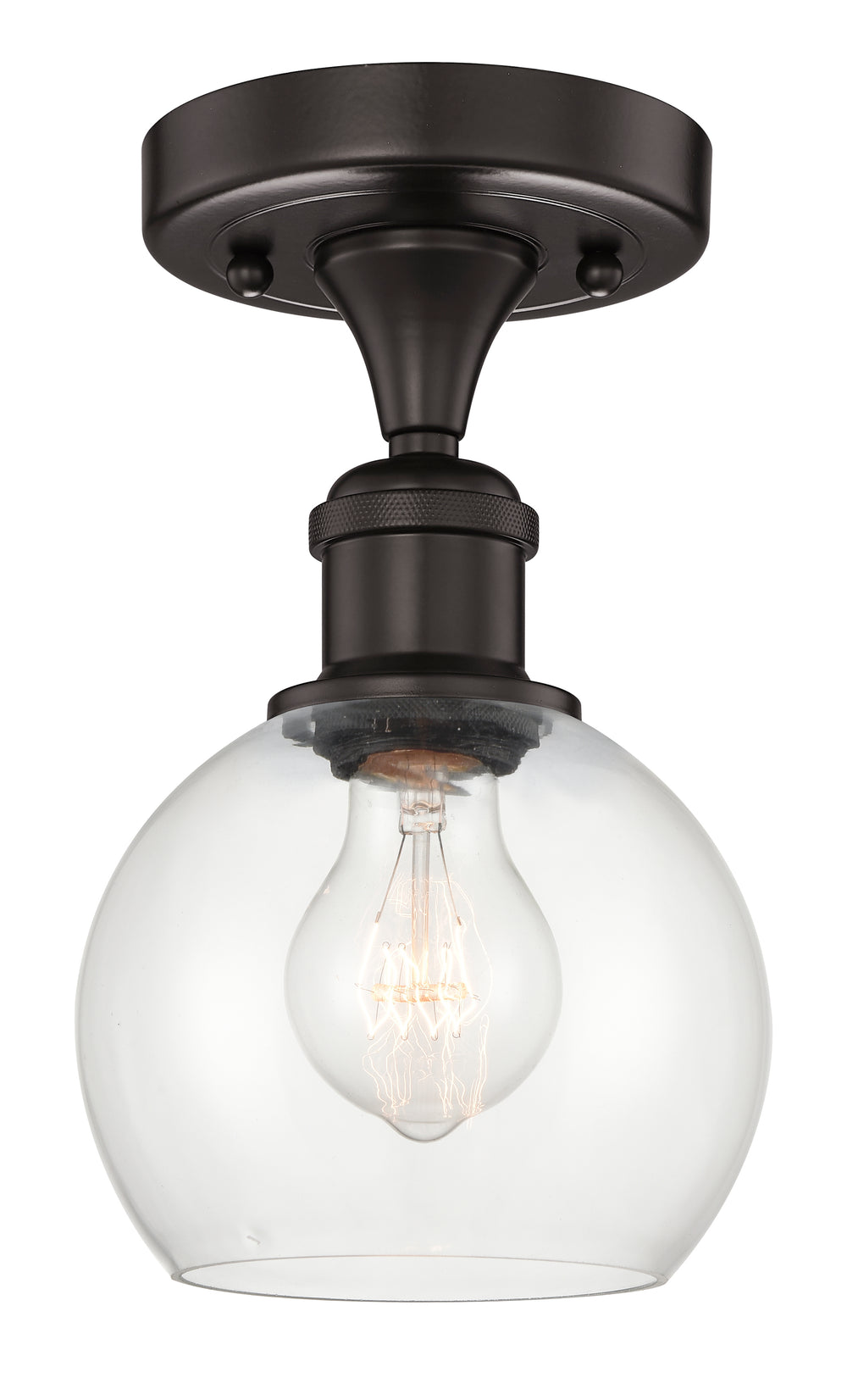 Innovations Lighting Athens 6" Semi-Flush Mount - Oil Rubbed Bronze