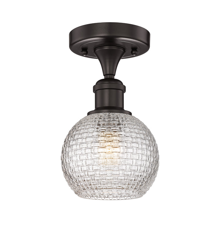 Innovations Lighting Athens 6" Semi-Flush Mount - Oil Rubbed Bronze