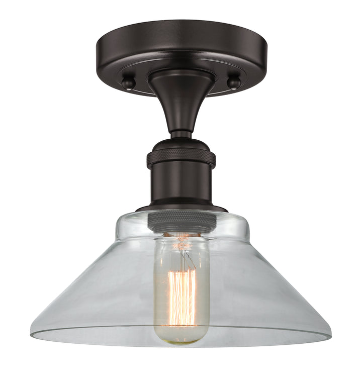 Innovations Lighting Orwell 9" Semi-Flush Mount - Oil Rubbed Bronze