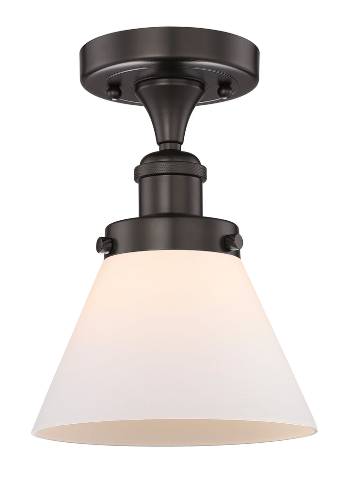 Innovations Lighting Cone 8" Semi-Flush Mount - Oil Rubbed Bronze
