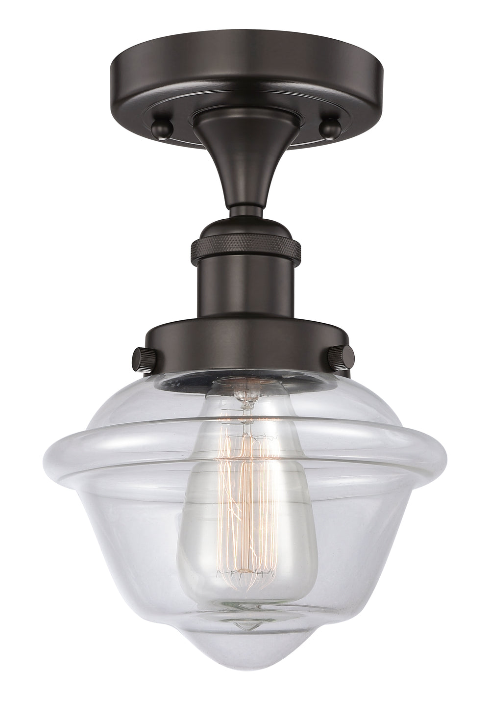 Innovations Lighting Oxford 7.5" Semi-Flush Mount - Oil Rubbed Bronze