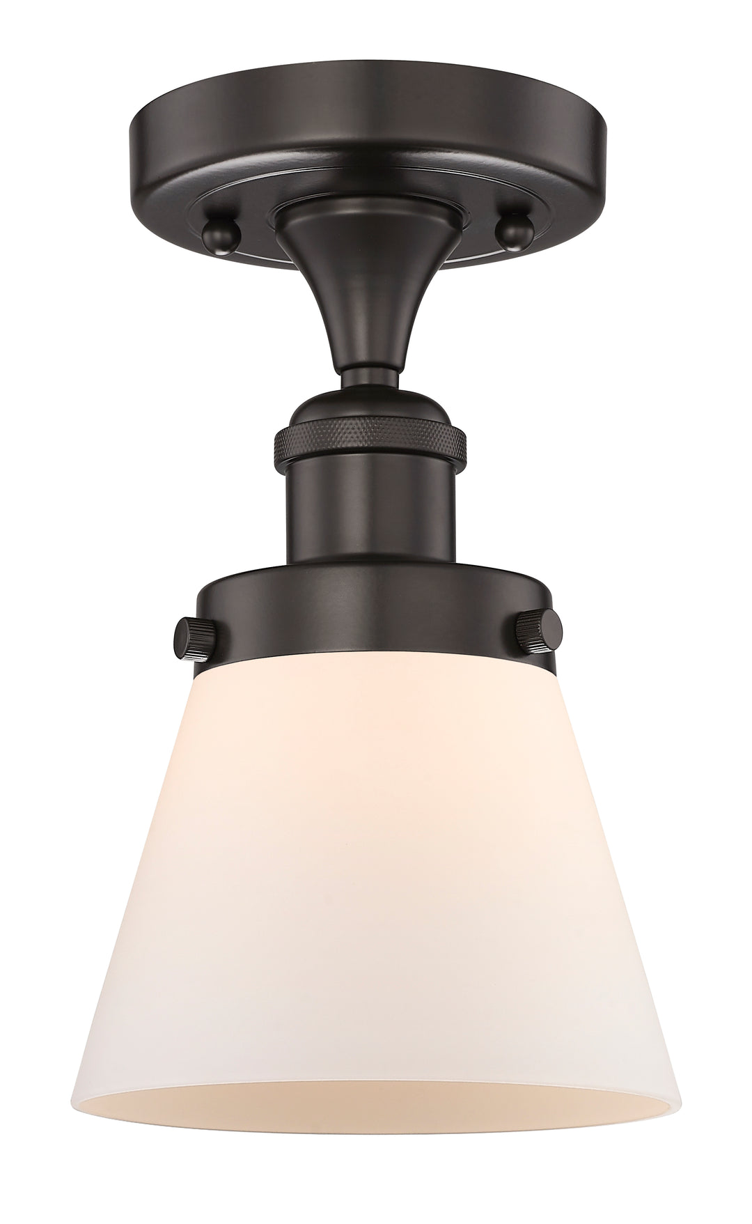 Innovations Lighting Cone 6" Semi-Flush Mount - Oil Rubbed Bronze