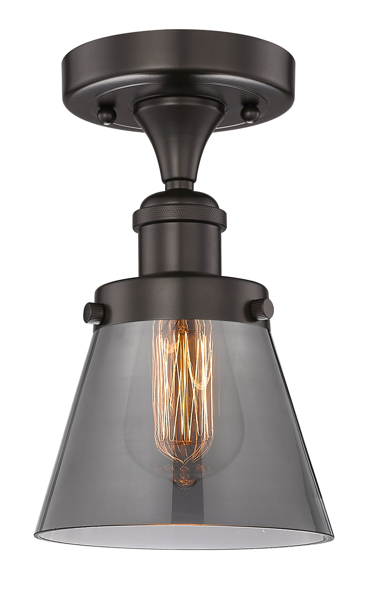 Innovations Lighting Cone 6" Semi-Flush Mount - Oil Rubbed Bronze