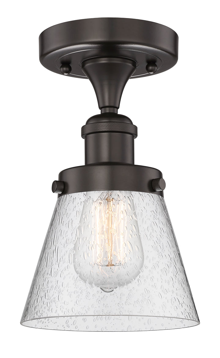 Innovations Lighting Cone 6" Semi-Flush Mount - Oil Rubbed Bronze