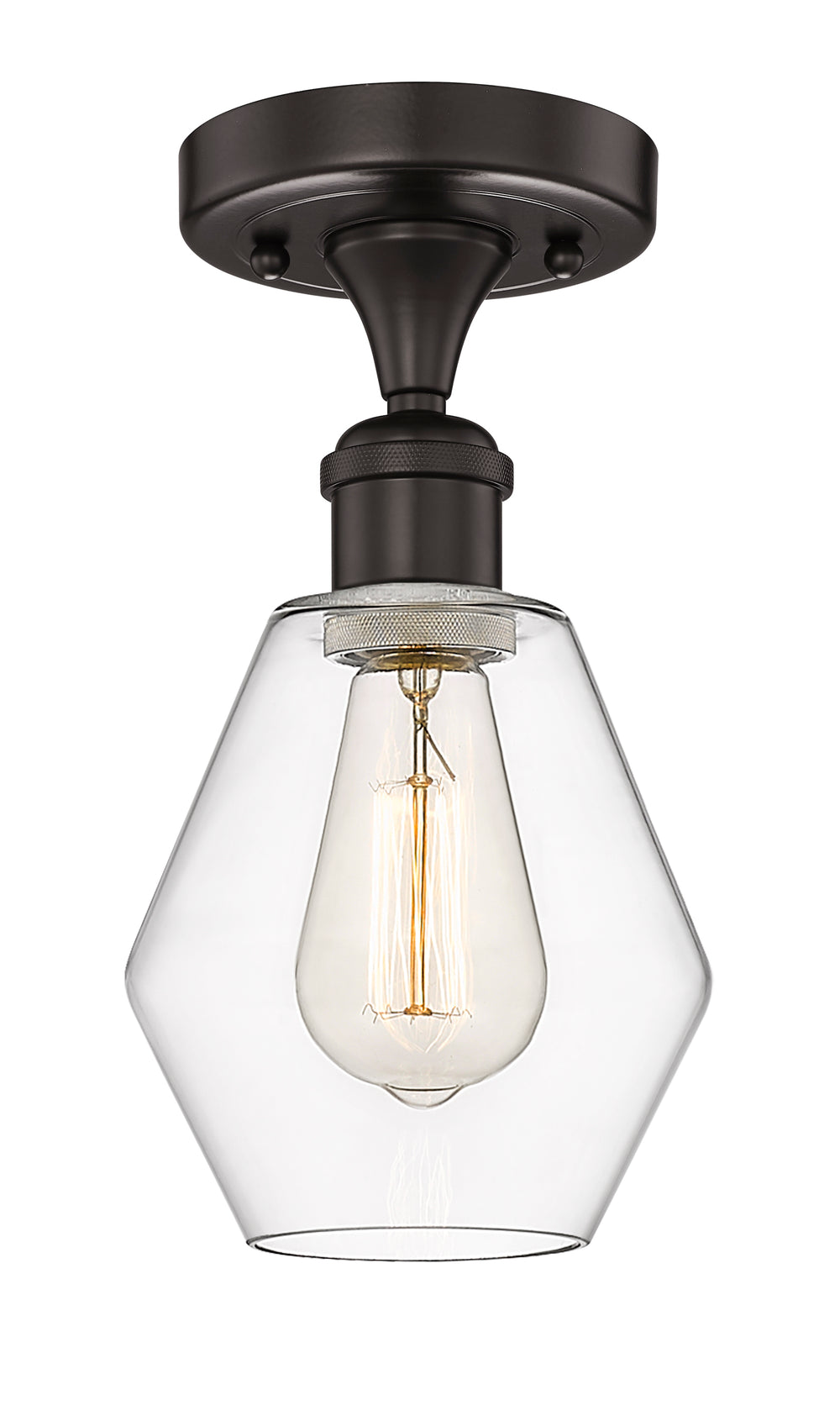 Innovations Lighting Cindyrella 6" Semi-Flush Mount - Oil Rubbed Bronze