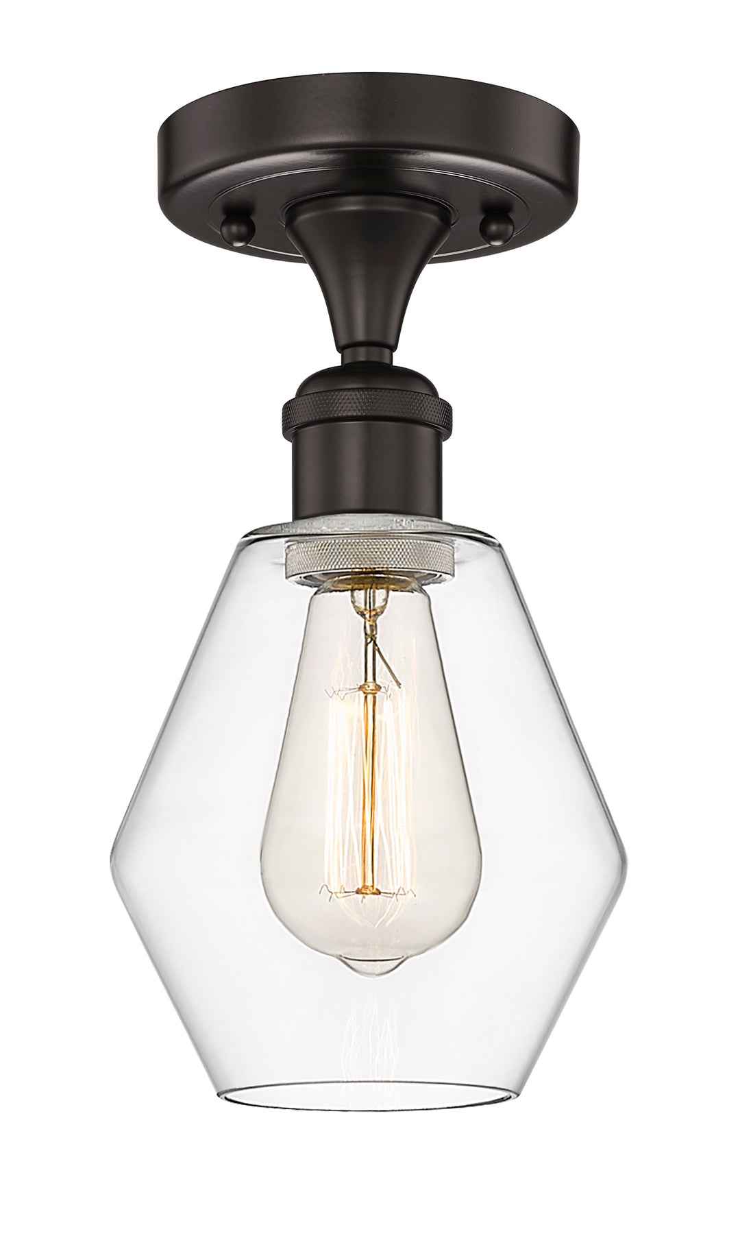 Innovations Lighting Cindyrella 6" Semi-Flush Mount - Oil Rubbed Bronze