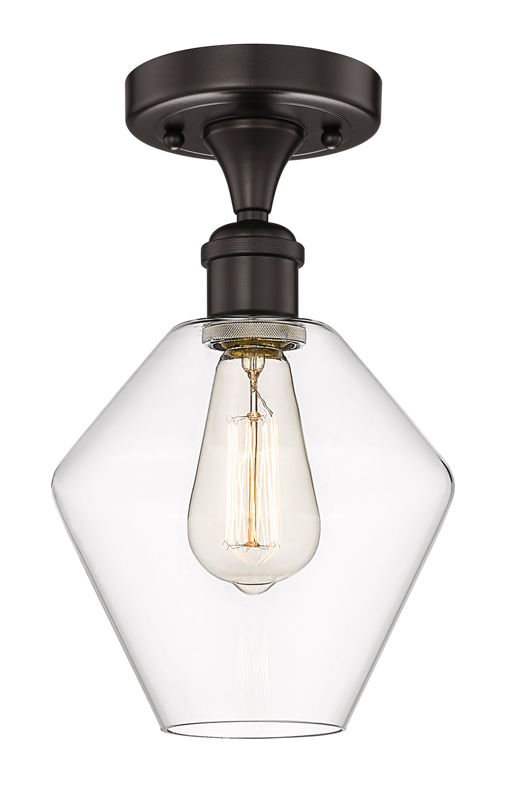 Innovations Lighting Cindyrella 8" Semi-Flush Mount - Oil Rubbed Bronze
