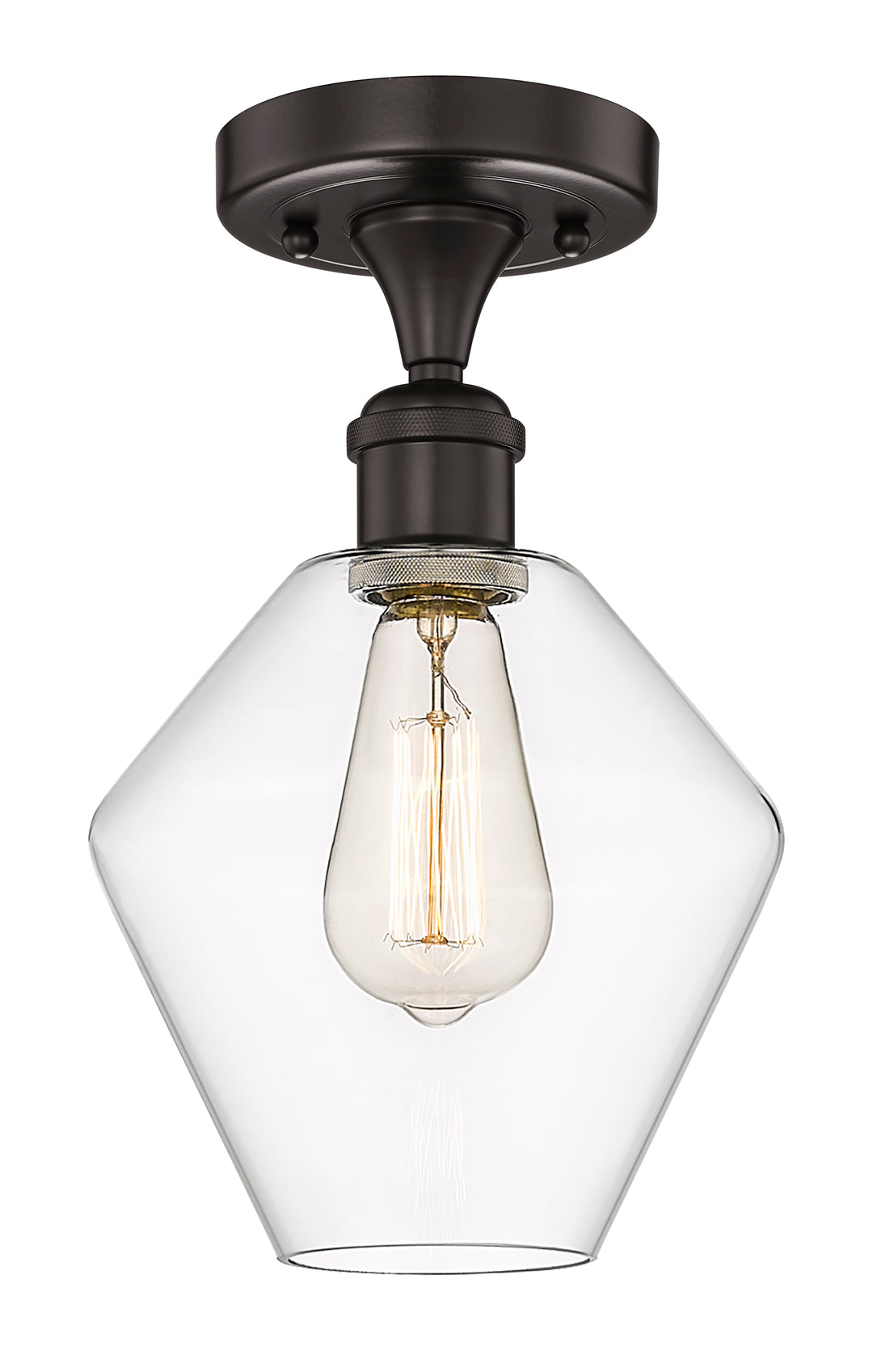Innovations Lighting Cindyrella 8" Semi-Flush Mount - Oil Rubbed Bronze