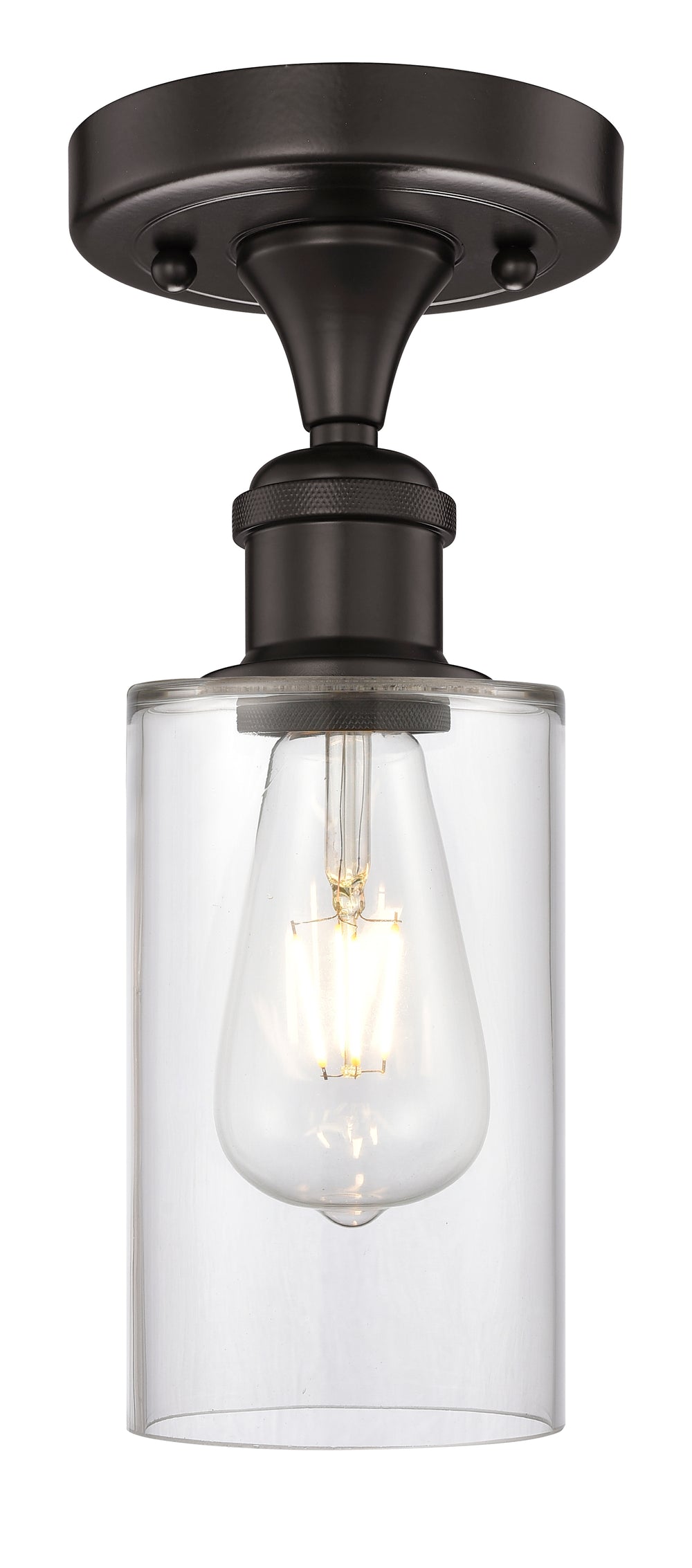 Innovations Lighting Clymer 4" Semi-Flush Mount - Oil Rubbed Bronze