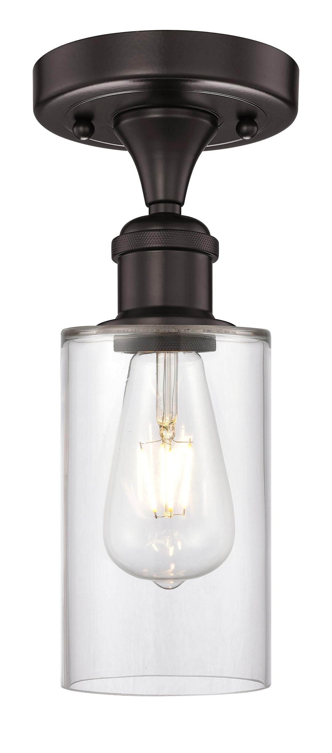 Innovations Lighting Clymer 4" Semi-Flush Mount - Oil Rubbed Bronze
