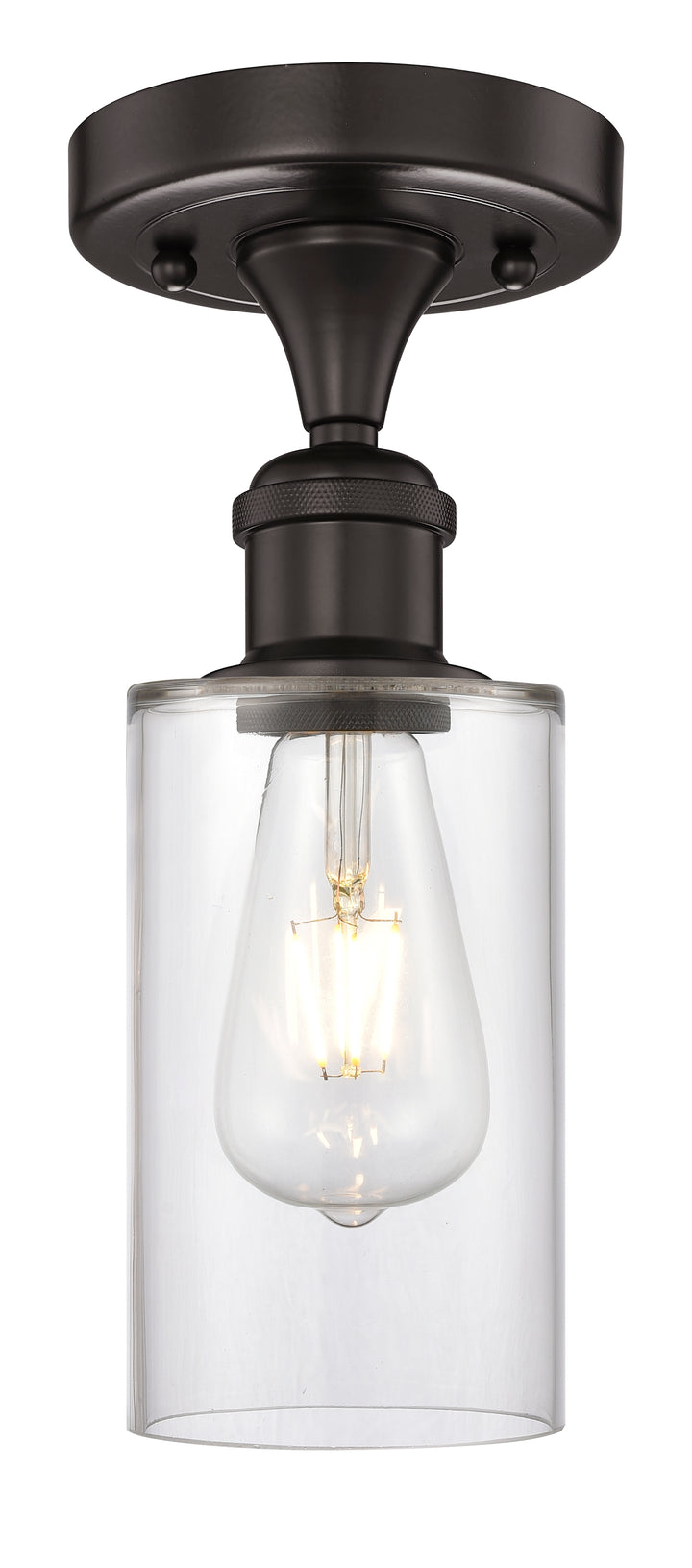 Innovations Lighting Clymer 4" Semi-Flush Mount - Oil Rubbed Bronze