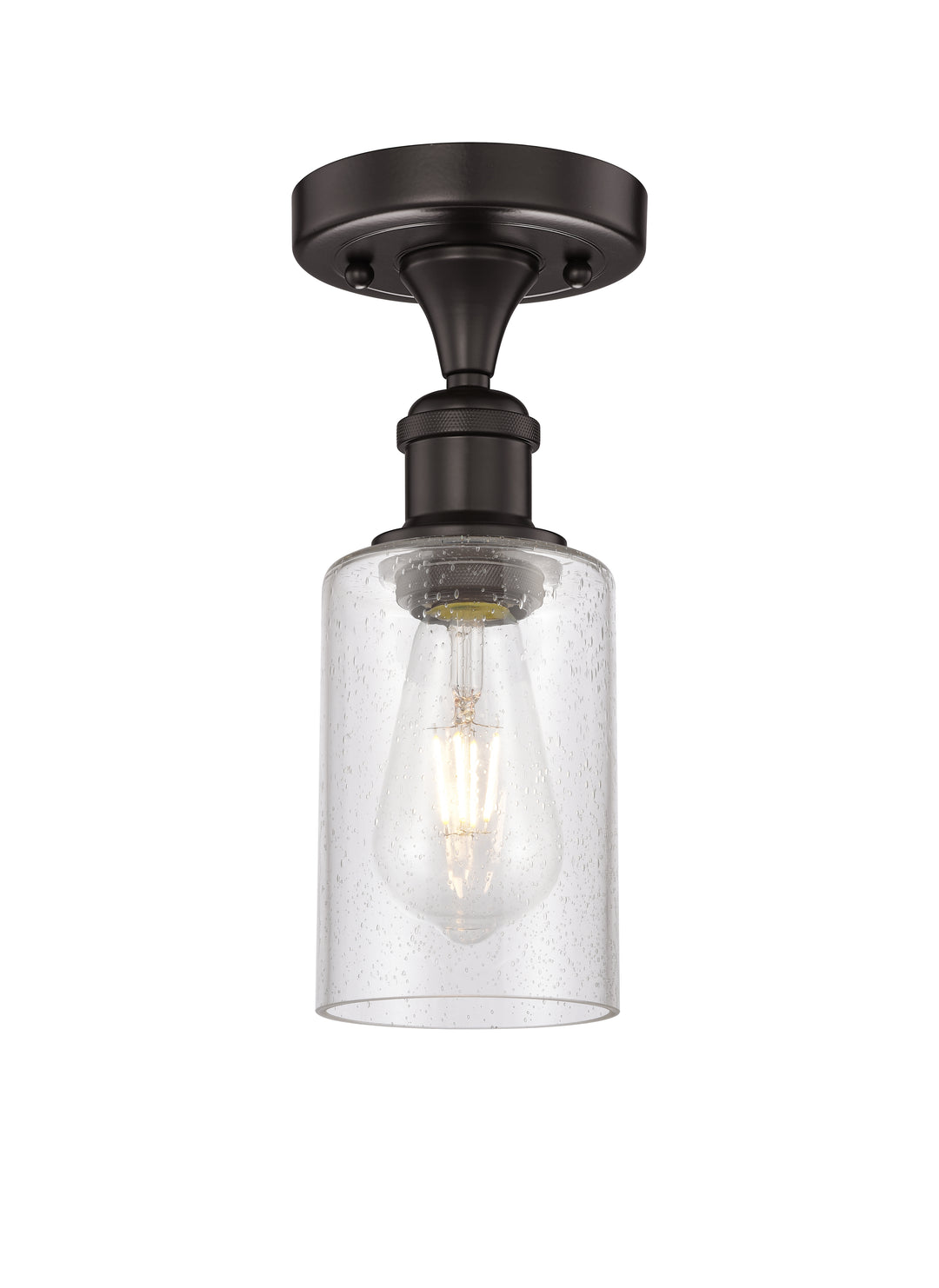 Innovations Lighting Clymer 4" Semi-Flush Mount - Oil Rubbed Bronze
