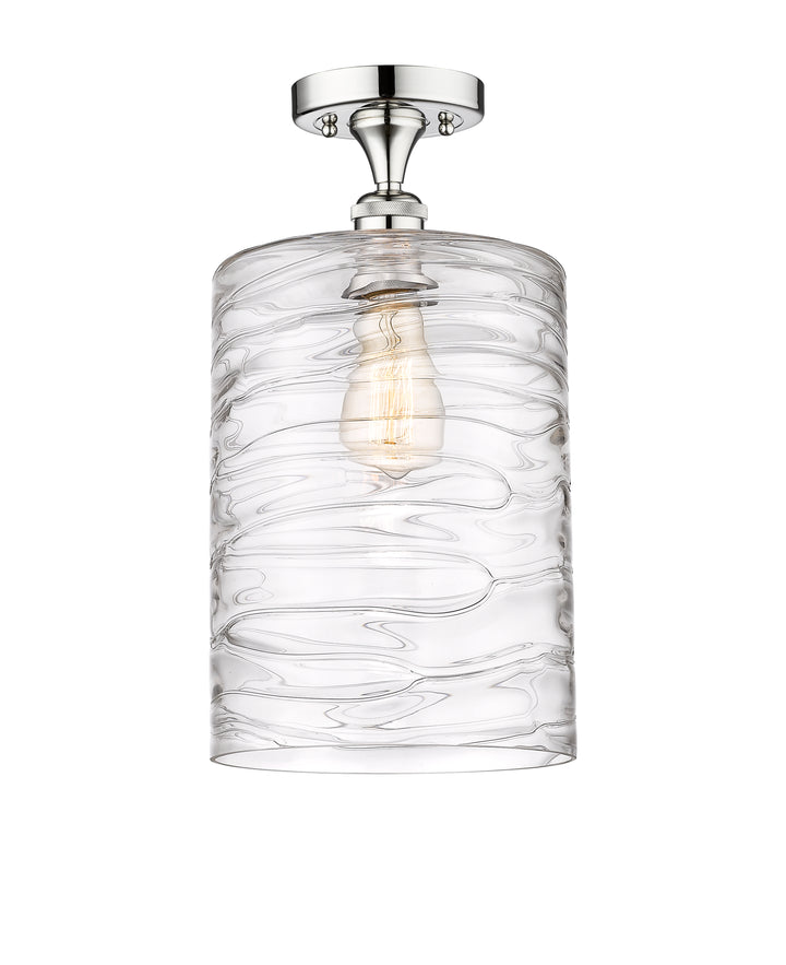 Innovations Lighting Cobbleskill 9" Semi-Flush Mount - Polished Chrome