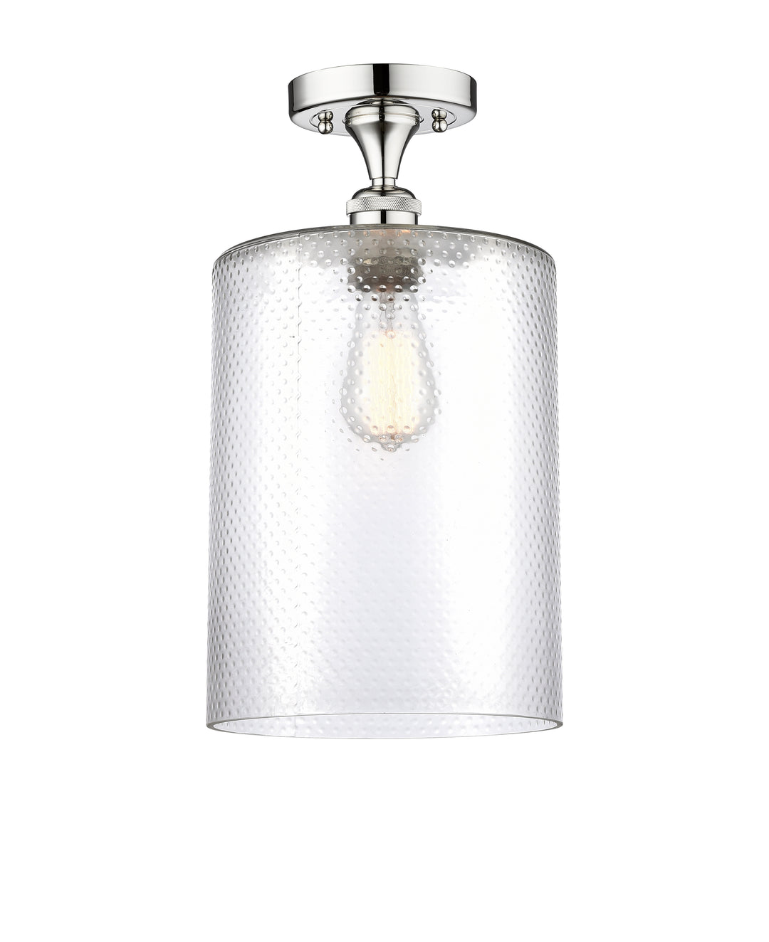 Innovations Lighting Cobbleskill 9" Semi-Flush Mount - Polished Chrome