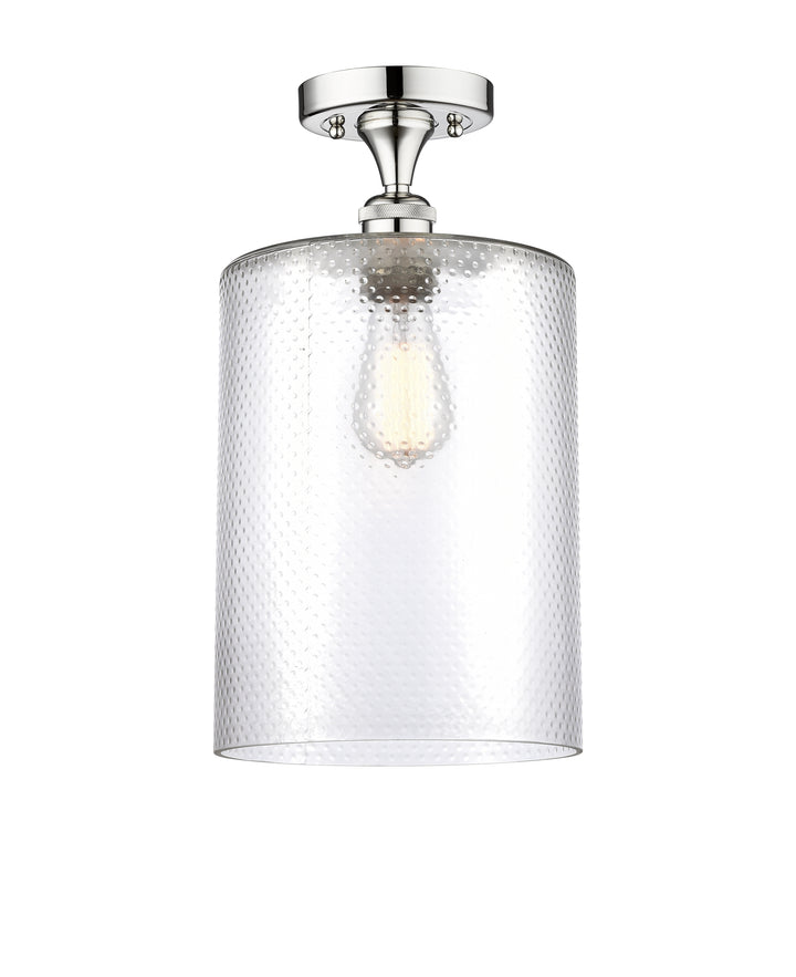 Innovations Lighting Cobbleskill 9" Semi-Flush Mount - Polished Chrome