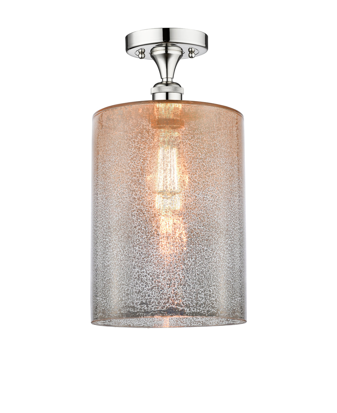 Innovations Lighting Cobbleskill 9" Semi-Flush Mount - Polished Chrome
