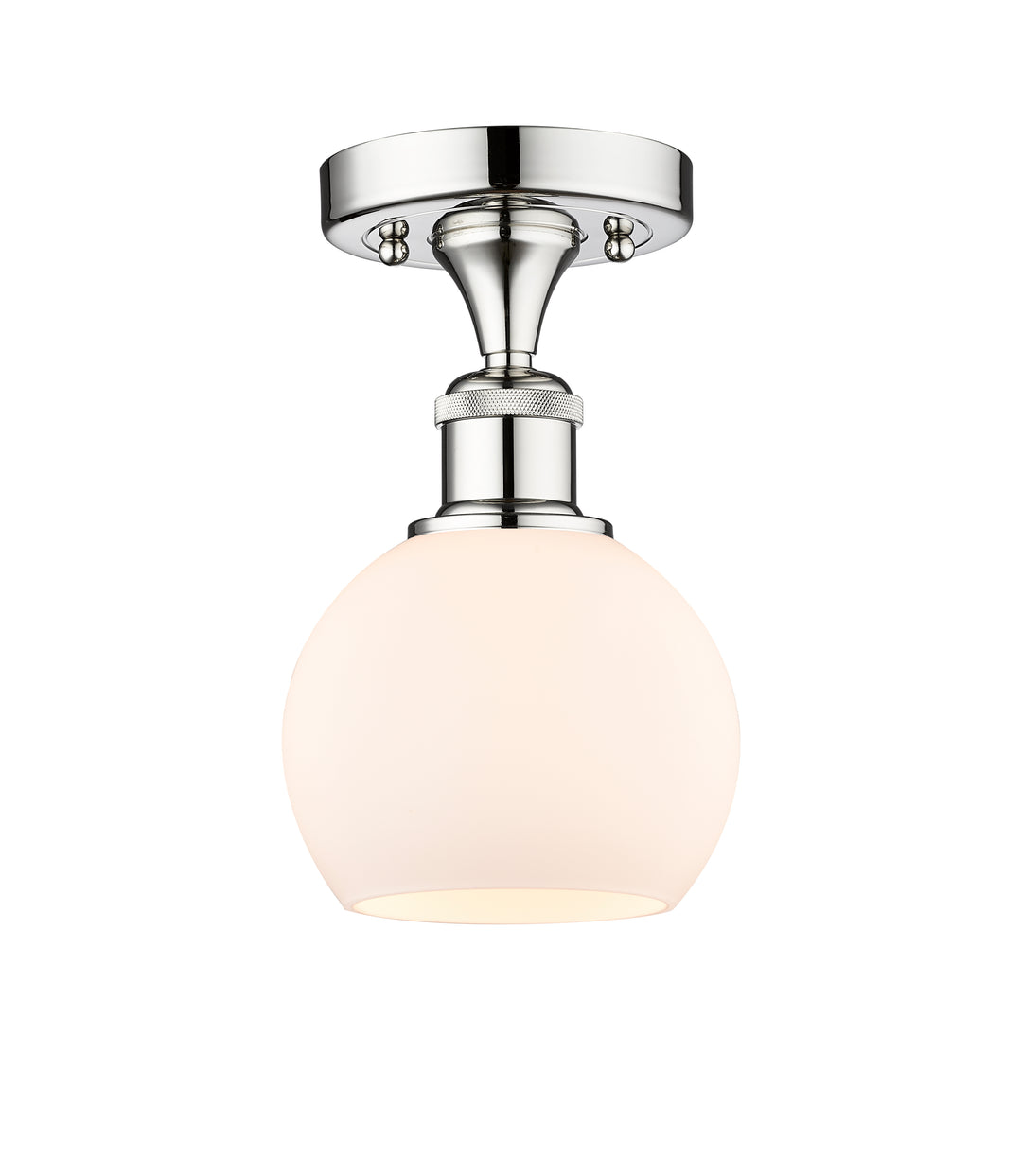 Innovations Lighting Athens 6" Semi-Flush Mount - Polished Chrome