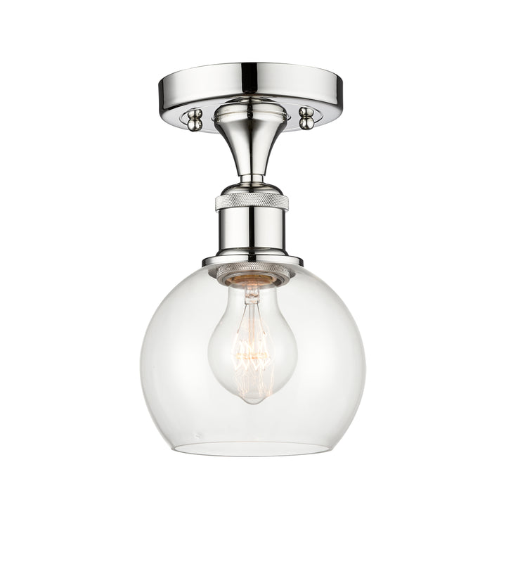 Innovations Lighting Athens 6" Semi-Flush Mount - Polished Chrome