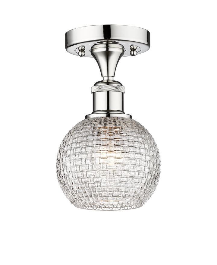 Innovations Lighting Athens 6" Semi-Flush Mount - Polished Chrome