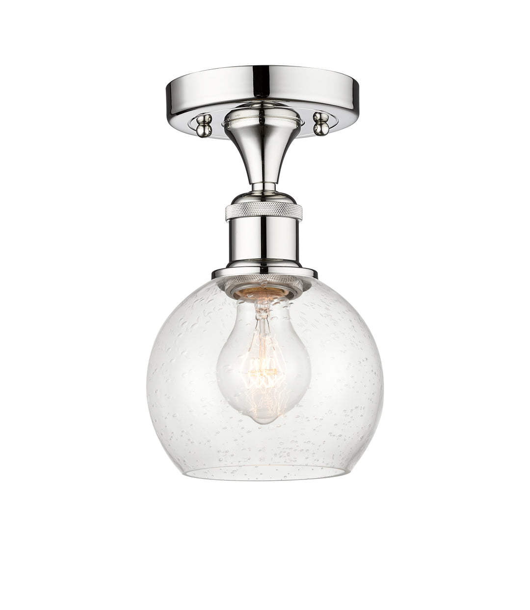 Innovations Lighting Athens 6" Semi-Flush Mount - Polished Chrome