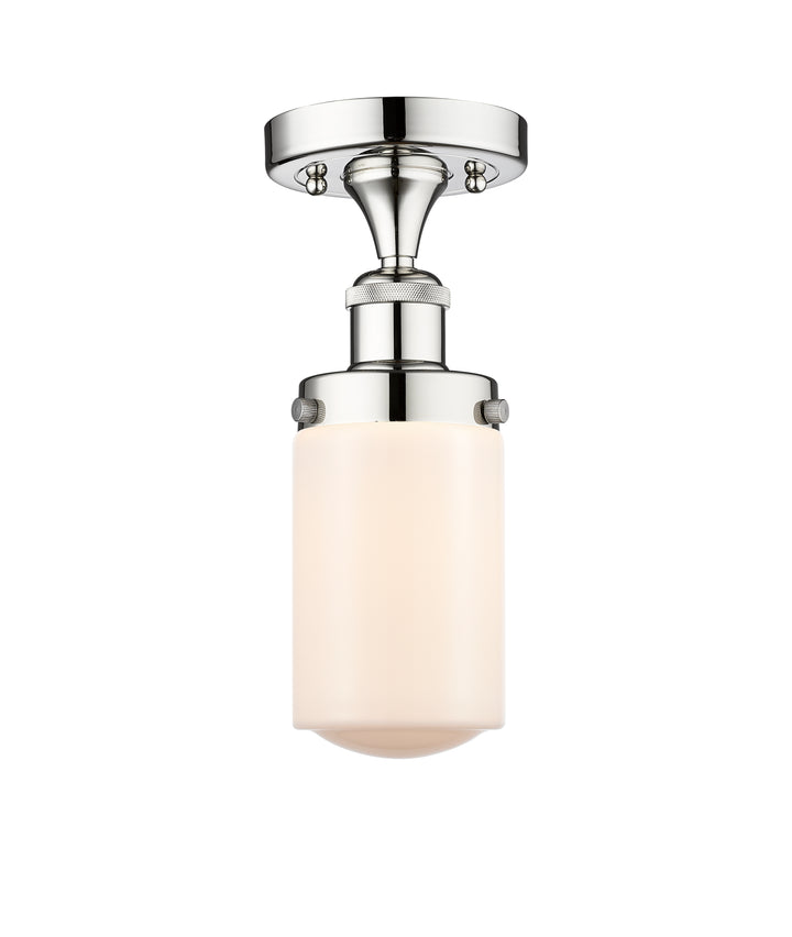 Innovations Lighting Dover 4.5" Semi-Flush Mount - Polished Chrome