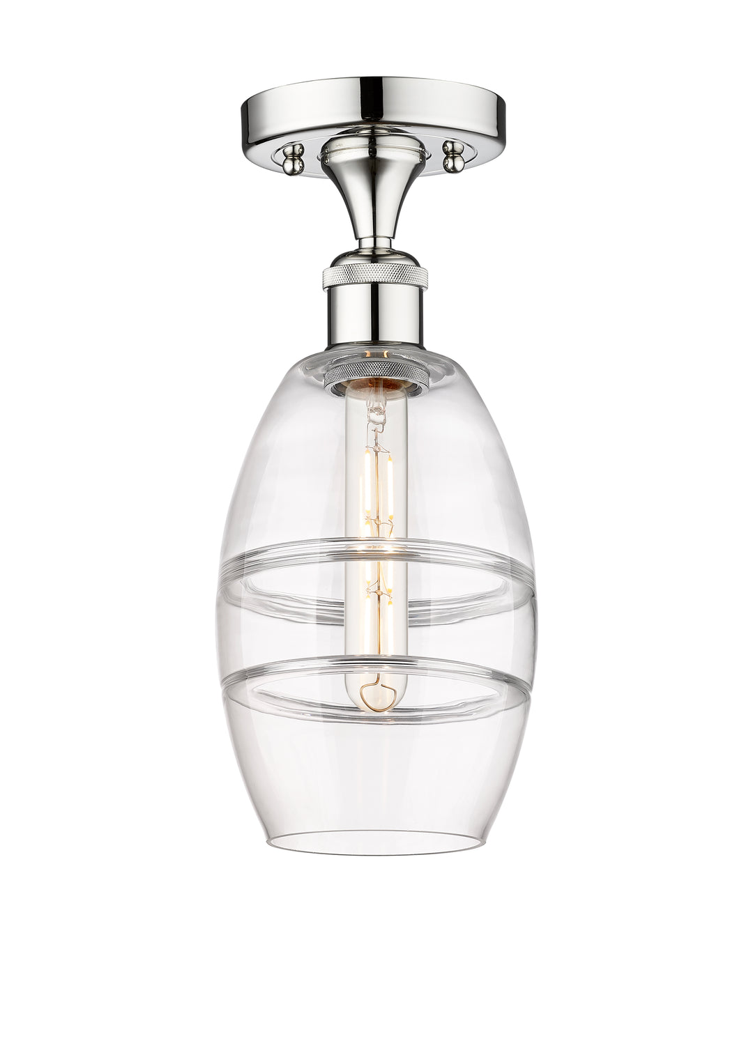 Innovations Lighting Vaz 6" Semi-Flush Mount - Polished Chrome
