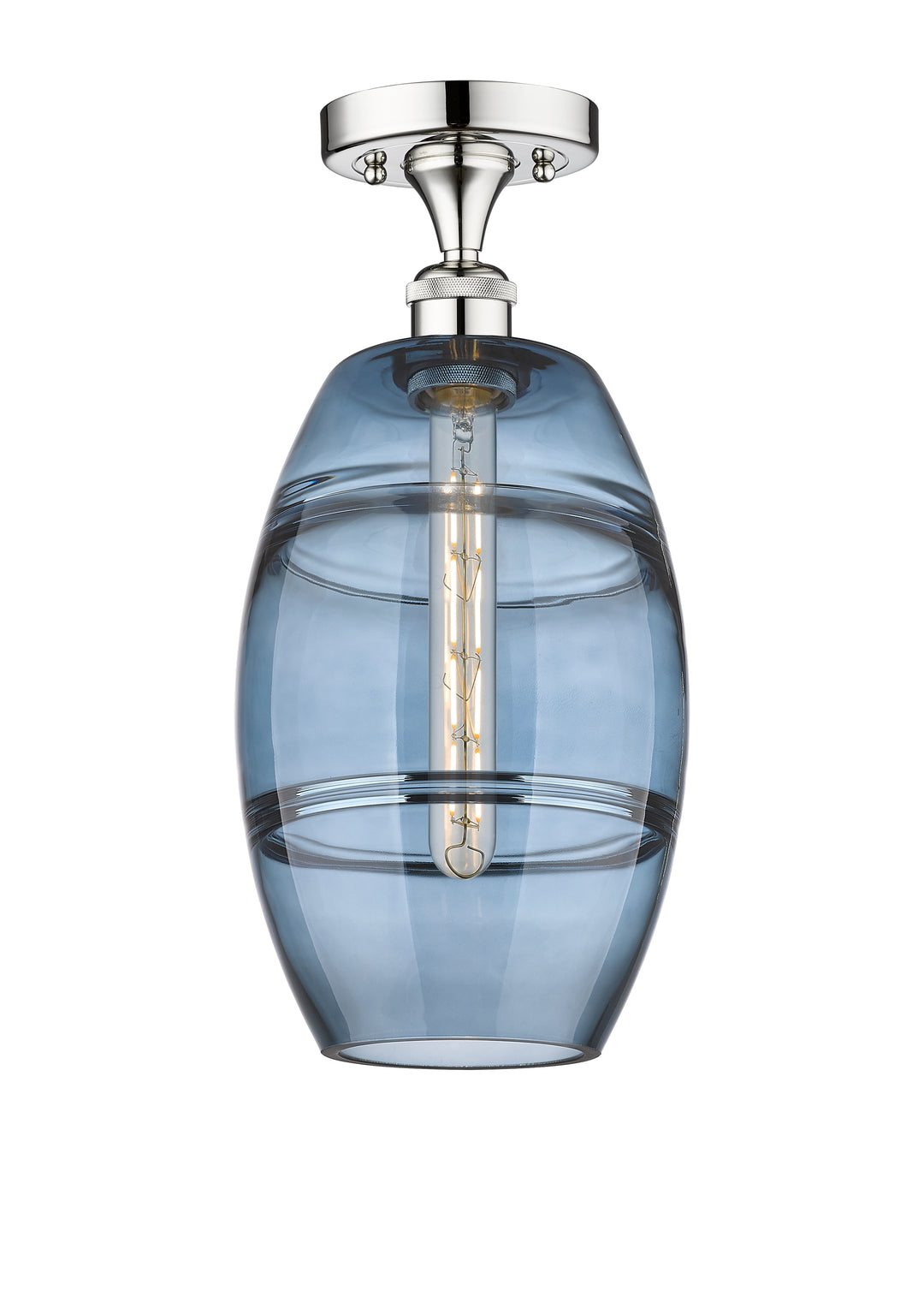 Innovations Lighting Vaz 8" Semi-Flush Mount - Polished Chrome