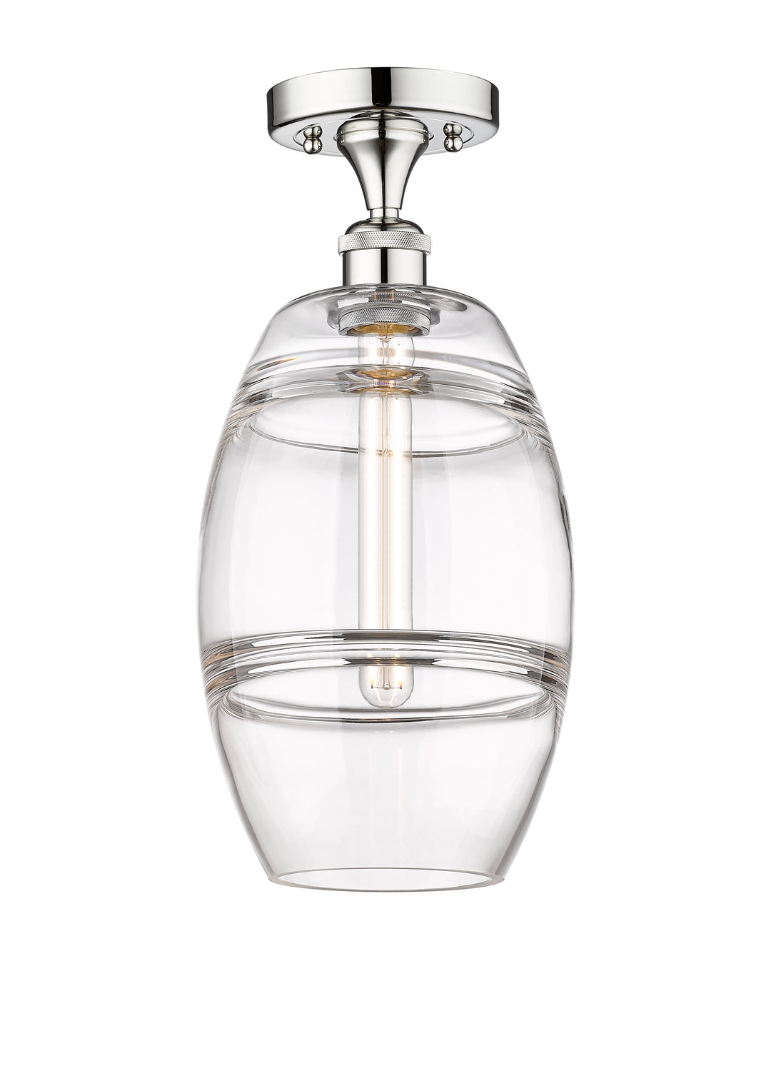 Innovations Lighting Vaz 8" Semi-Flush Mount - Polished Chrome