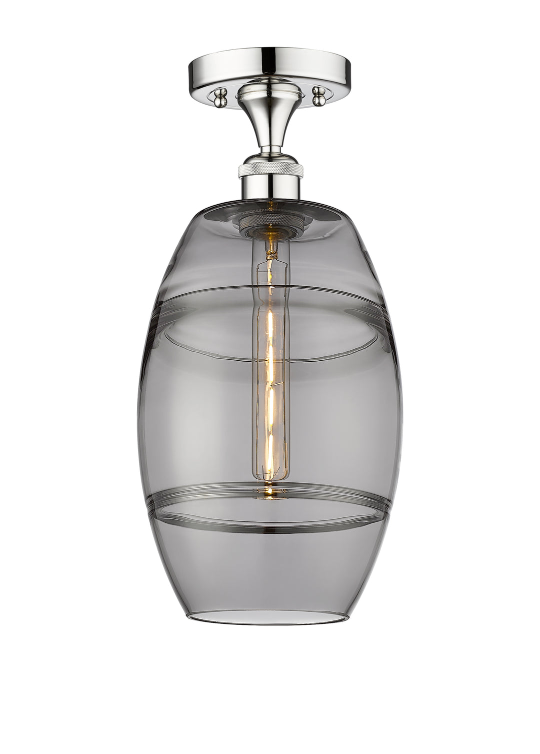 Innovations Lighting Vaz 8" Semi-Flush Mount - Polished Chrome