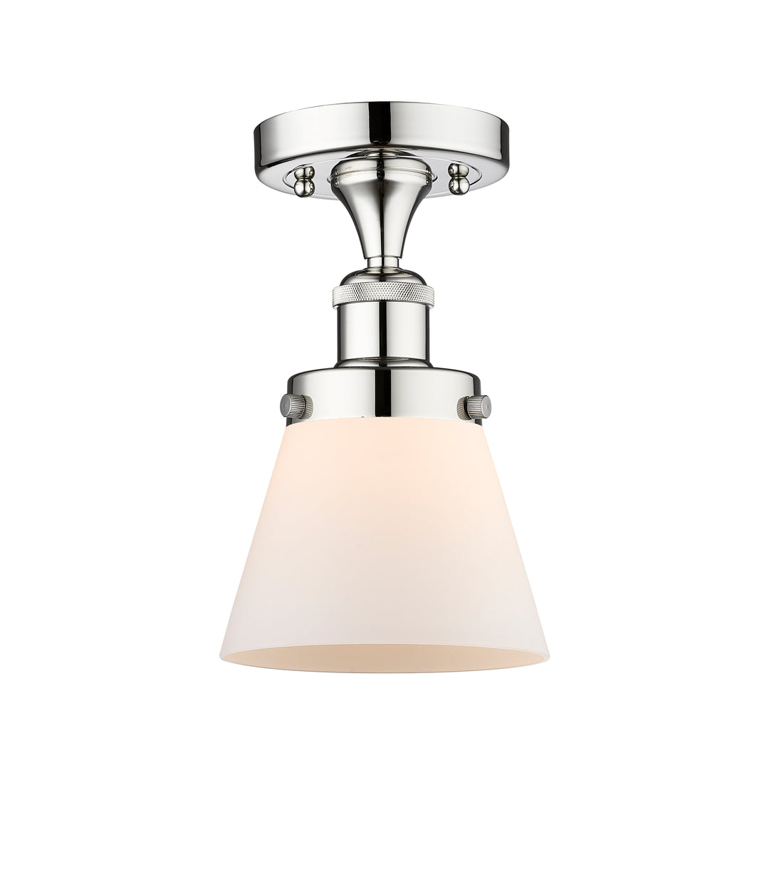 Innovations Lighting Cone 6" Semi-Flush Mount - Polished Chrome
