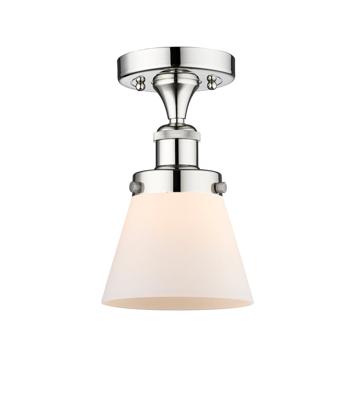 Innovations Lighting Cone 6" Semi-Flush Mount - Polished Chrome