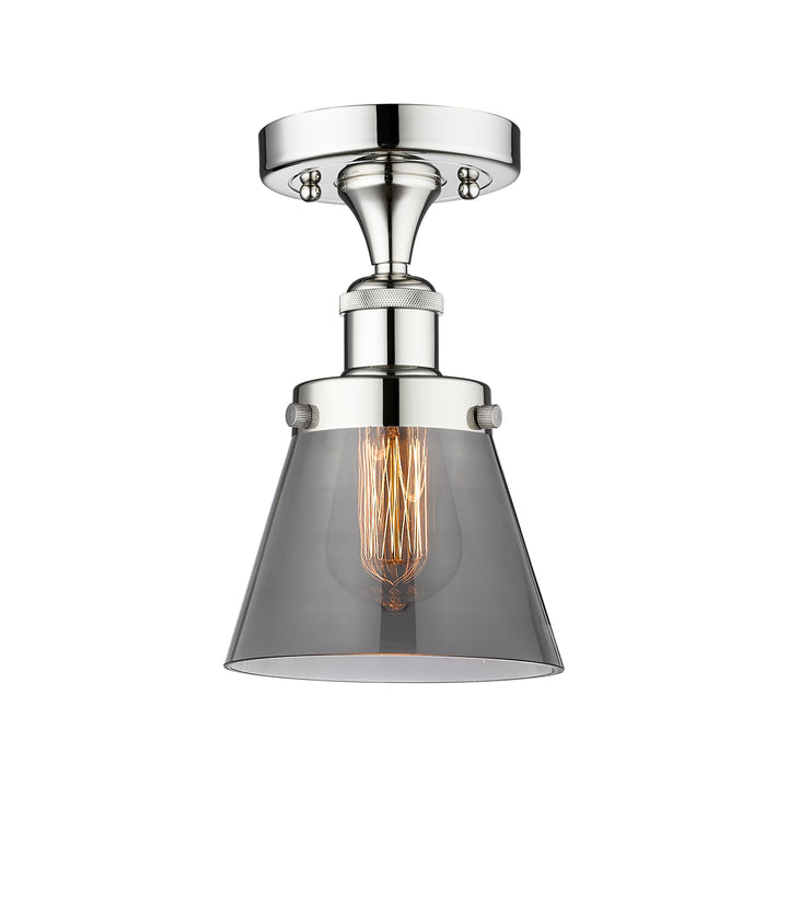 Innovations Lighting Cone 6" Semi-Flush Mount - Polished Chrome