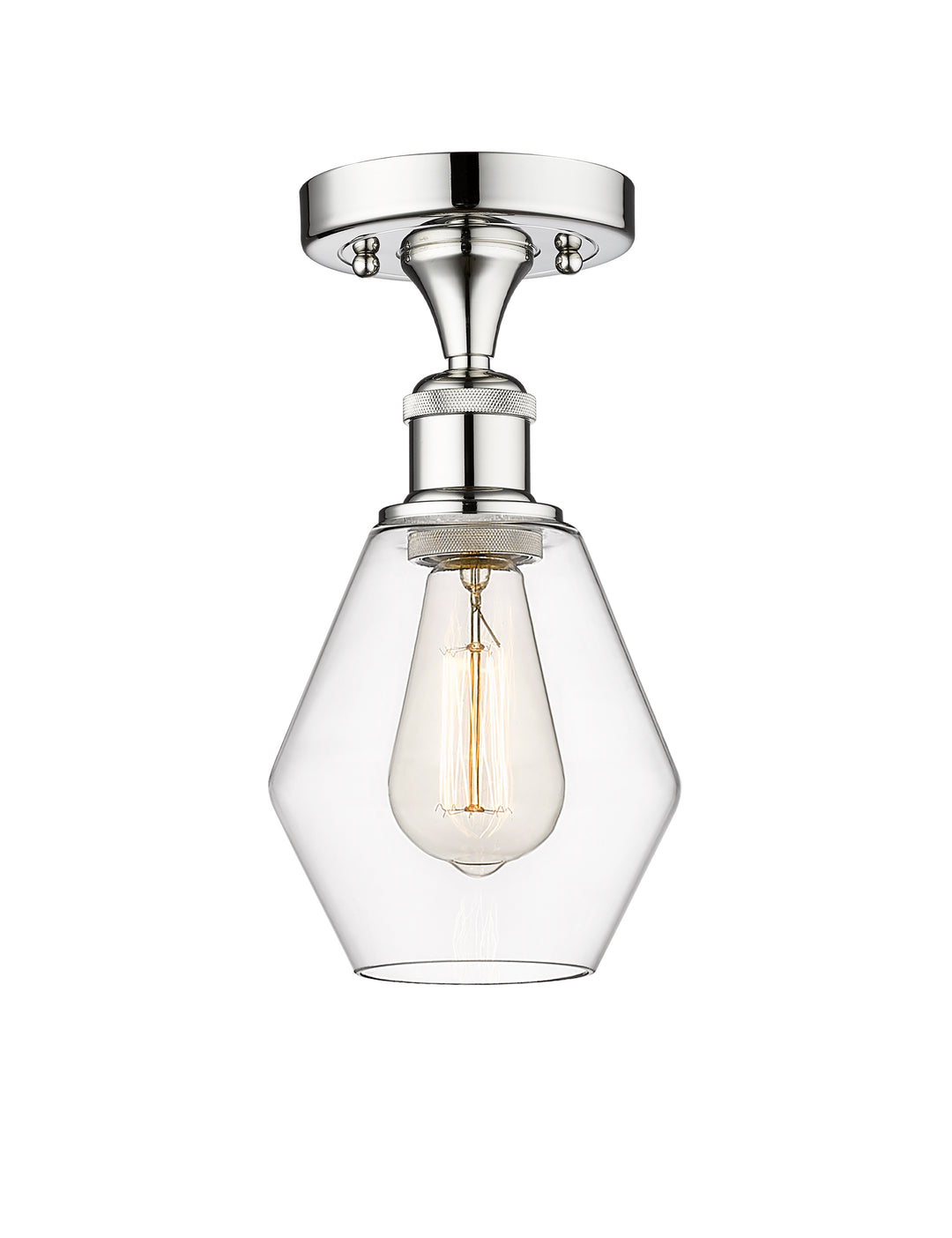 Innovations Lighting Cindyrella 6" Semi-Flush Mount - Polished Chrome