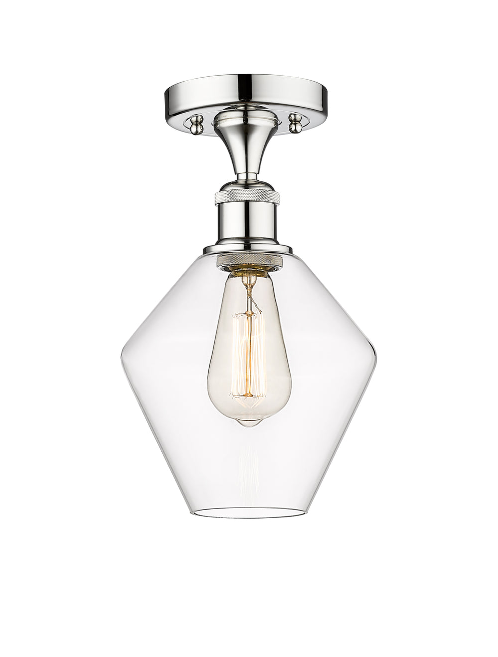 Innovations Lighting Cindyrella 8" Semi-Flush Mount - Polished Chrome